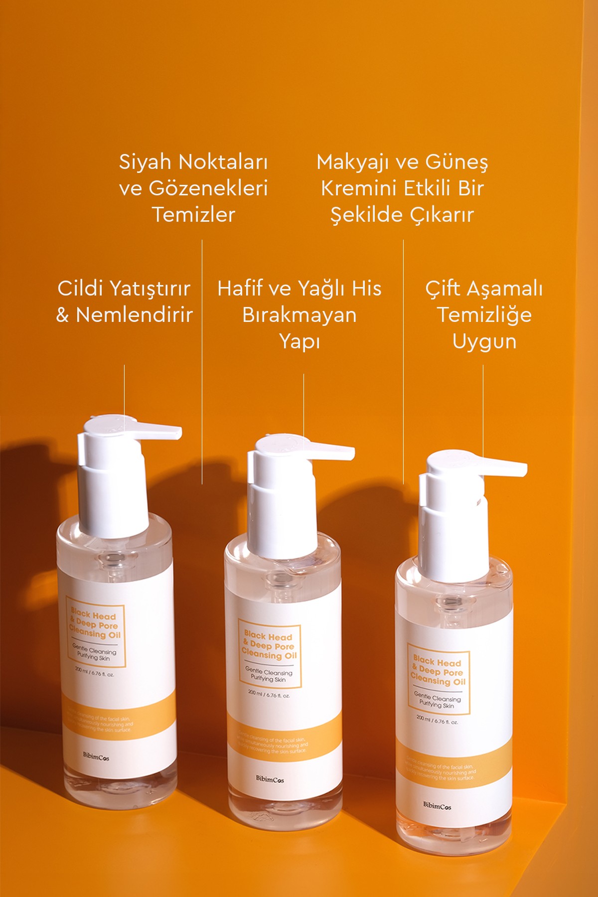 Bibimcos Black Head&Deep Pore Cleansing Oil 150ml 