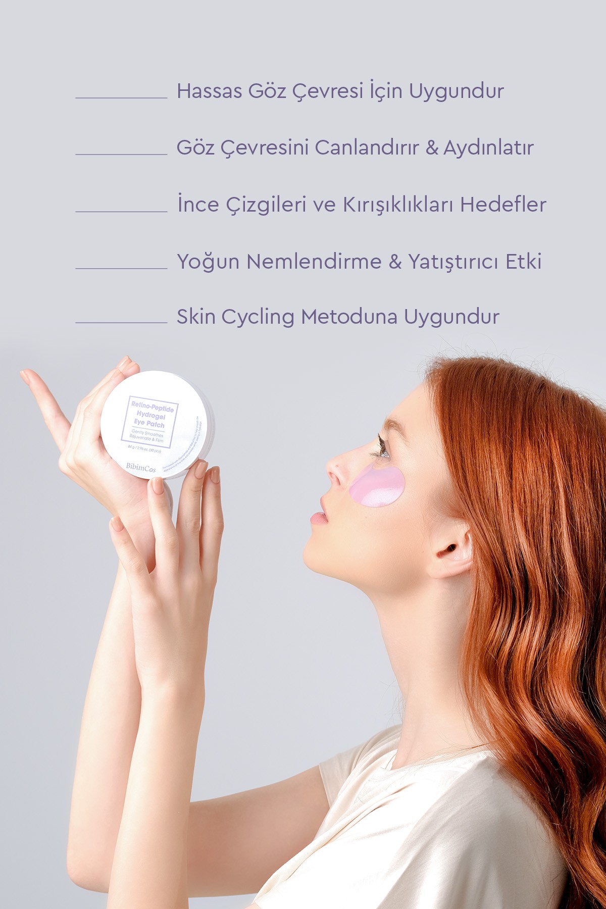 Bibimcos Retino-Peptide Hydrogel Eye Patch - Göz Maskesi