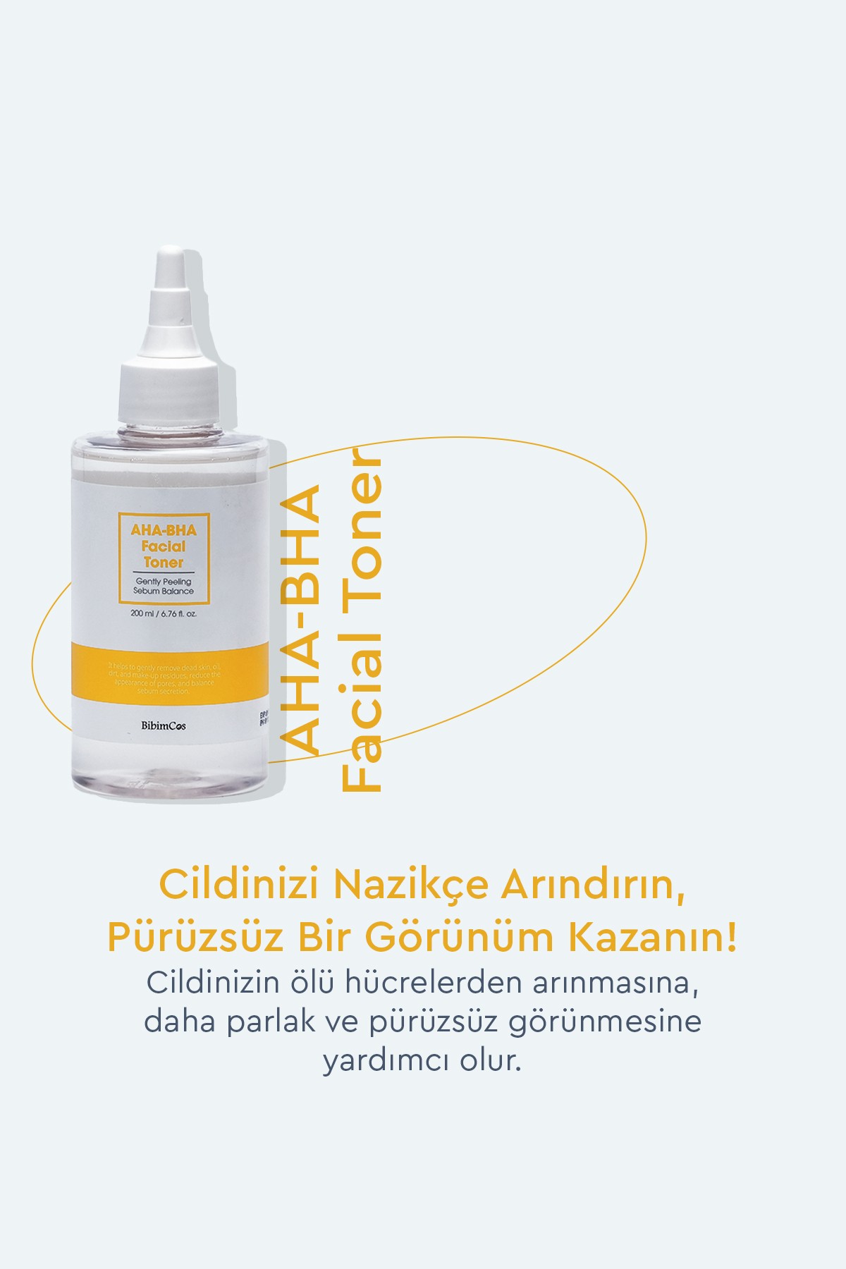 Bibimcos AHA-BHA Facial Toner 200ml 
