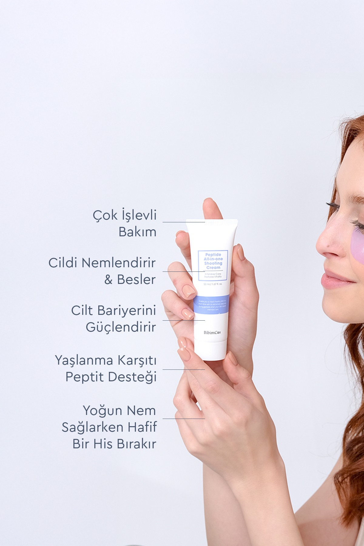 Bibimcos All-in-one Shooting Cream - Yoğun Nemlendirici Krem 50ml