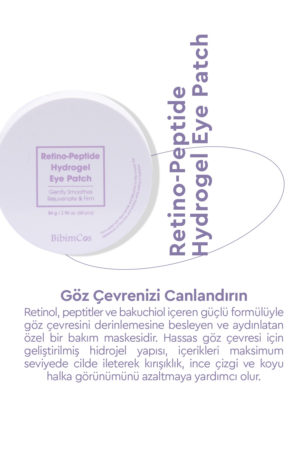Bibimcos Retino-Peptide Hydrogel Eye Patch - Göz Maskesi