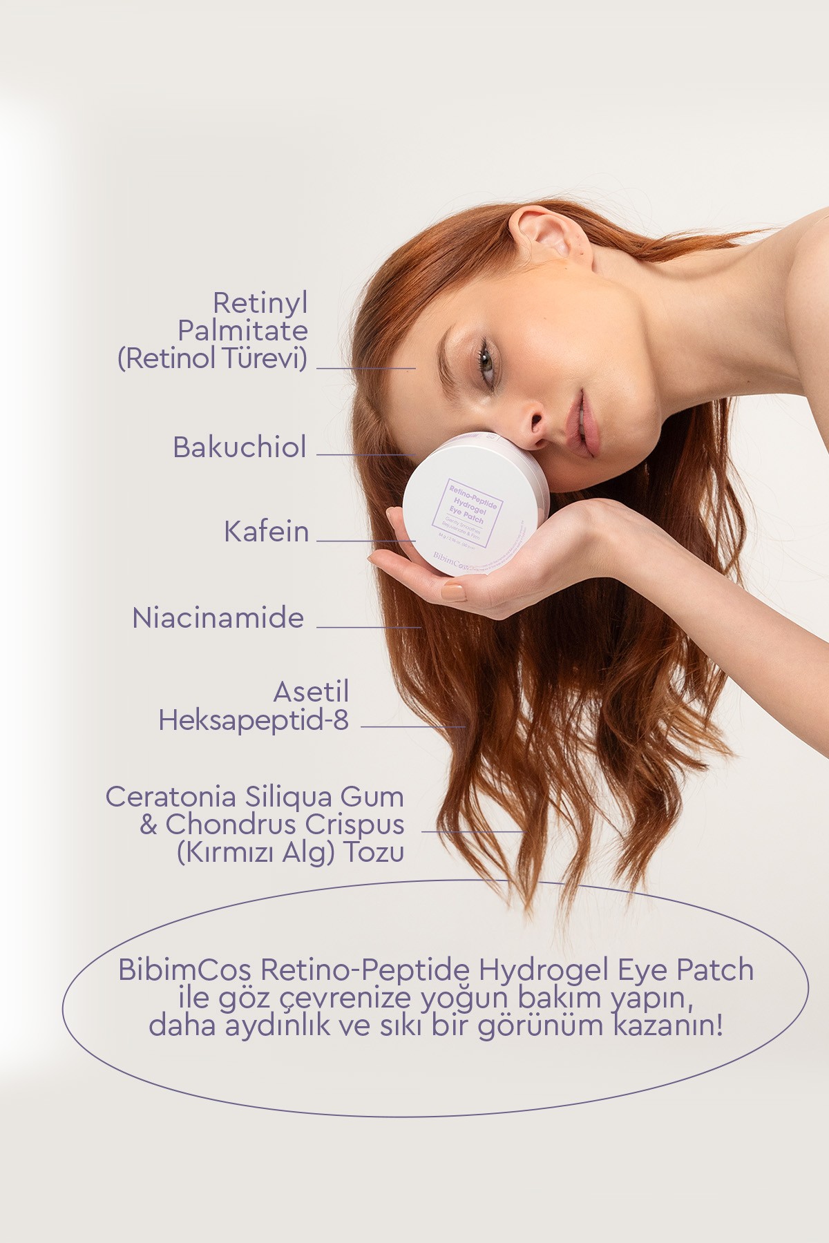 Bibimcos Retino-Peptide Hydrogel Eye Patch - Göz Maskesi