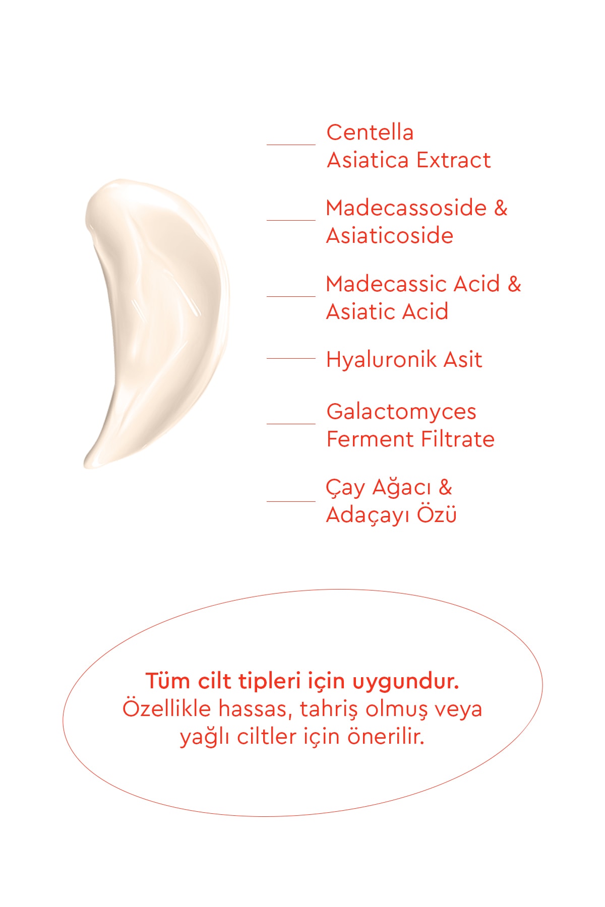 Bibimcos Centella Asiatica Extract Gel Cream 100ml - Cilt Yatıştırıcı ve Nemlendirici Jel Krem