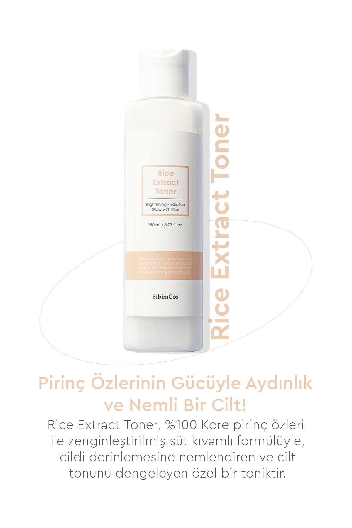 Bibimcos Rice Extract Toner 150ml
