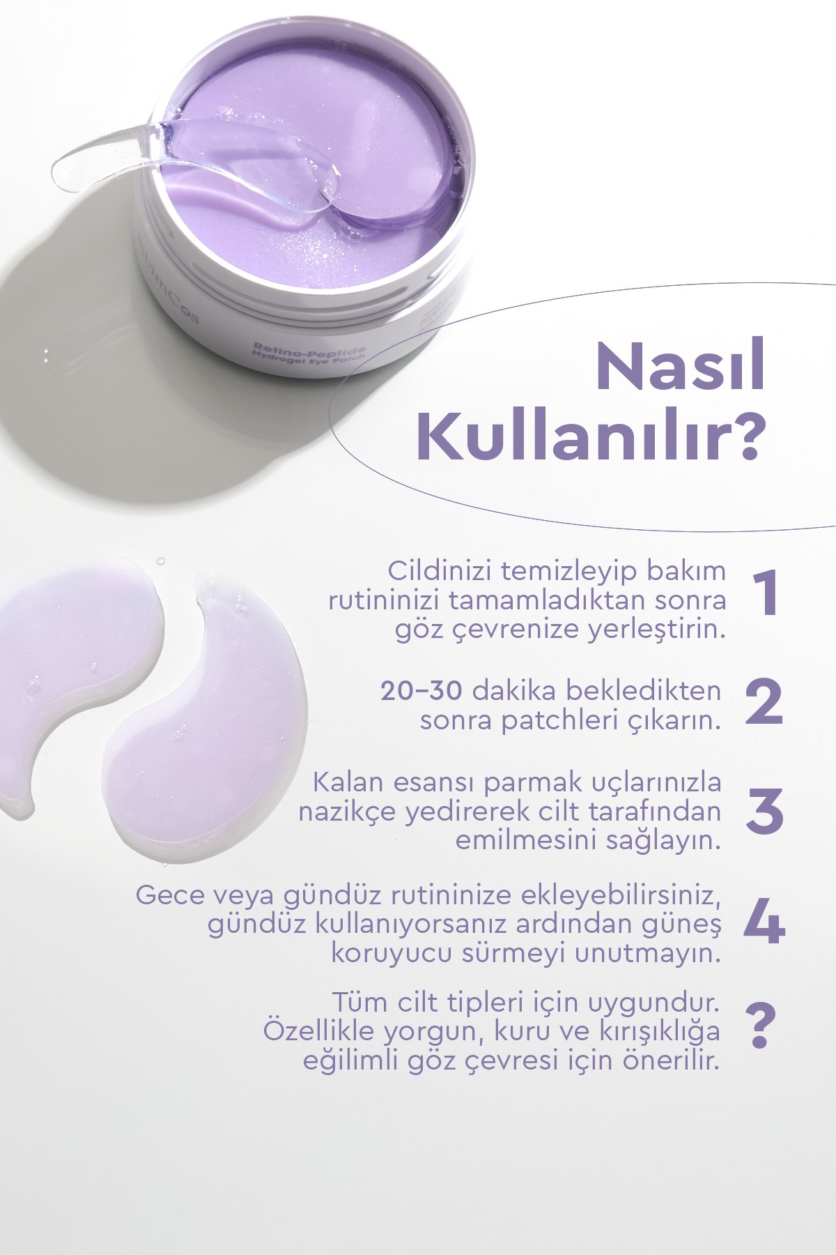 Bibimcos Retino-Peptide Hydrogel Eye Patch - Göz Maskesi