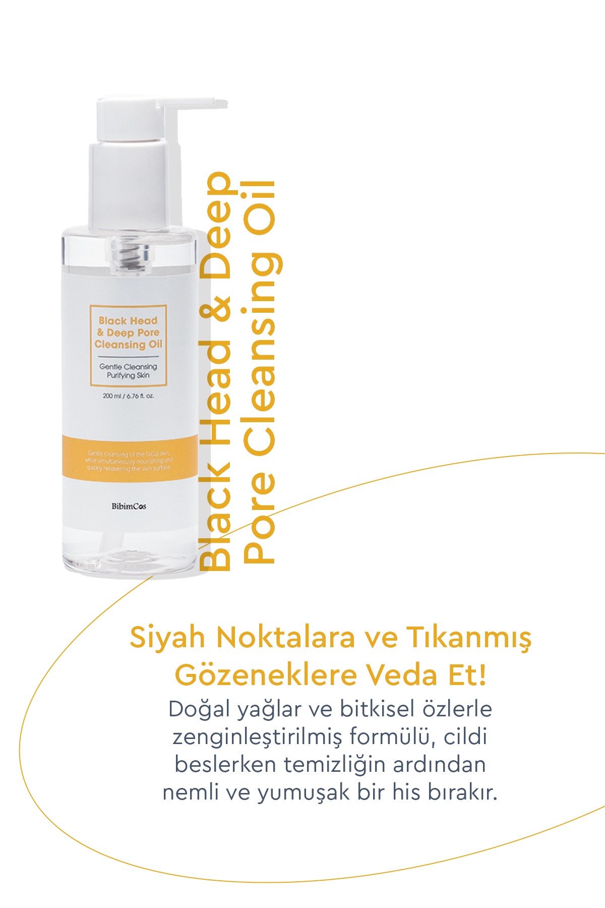 Bibimcos Black Head&Deep Pore Cleansing Oil 150ml 