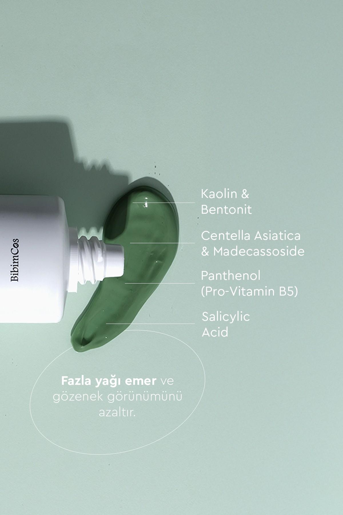 Bibimcos Pore Clearing Clay Mask 100 ml - Gözenek Temizliğine Özel Kil Maskesi 
