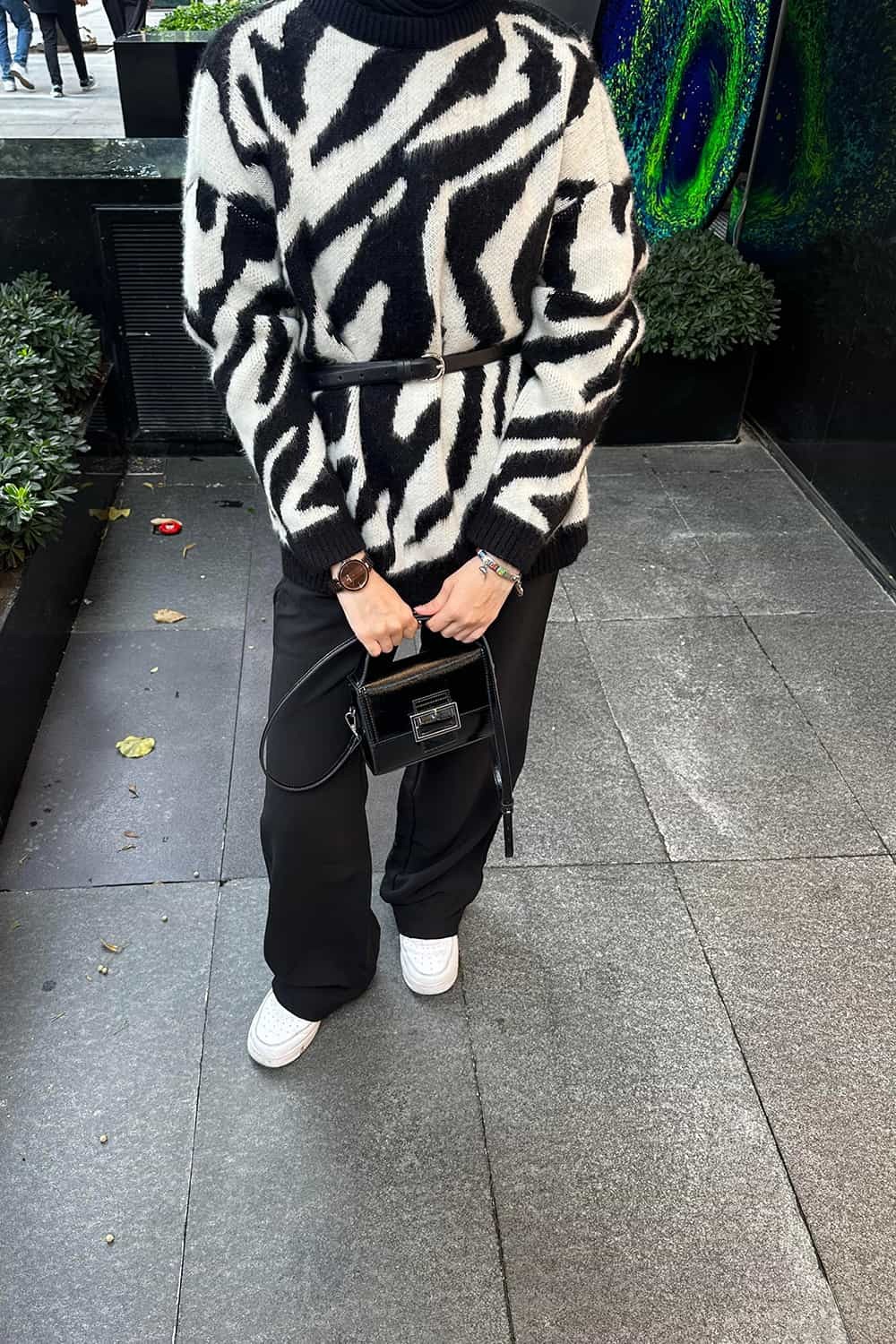 Zebra Desen Kazak