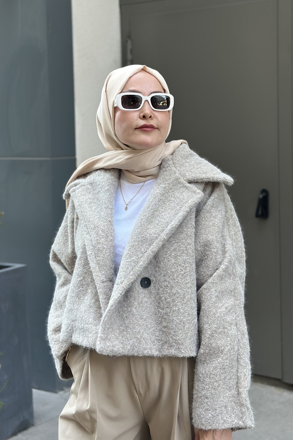 Kısa Kaşe Mont
