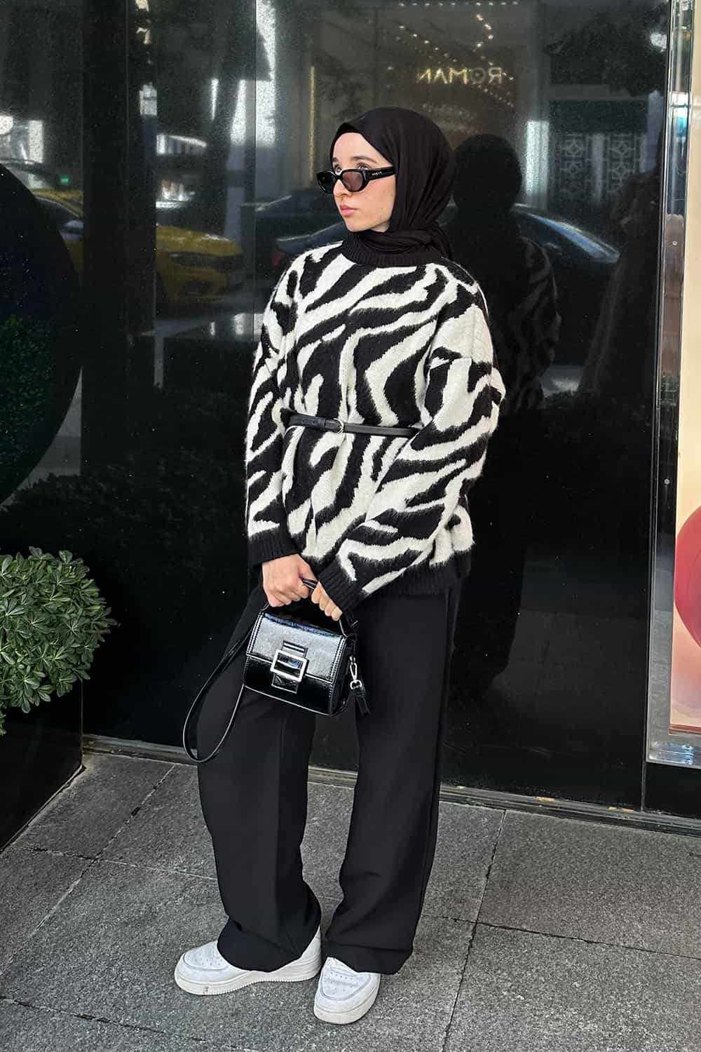 Zebra Desen Kazak