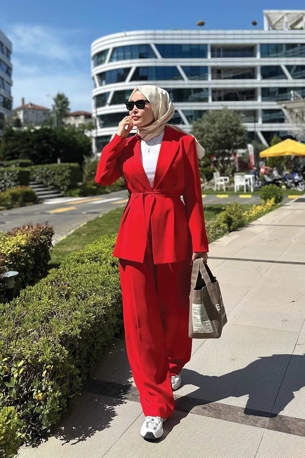 Miss Bel Kemerli Blazer Takım 