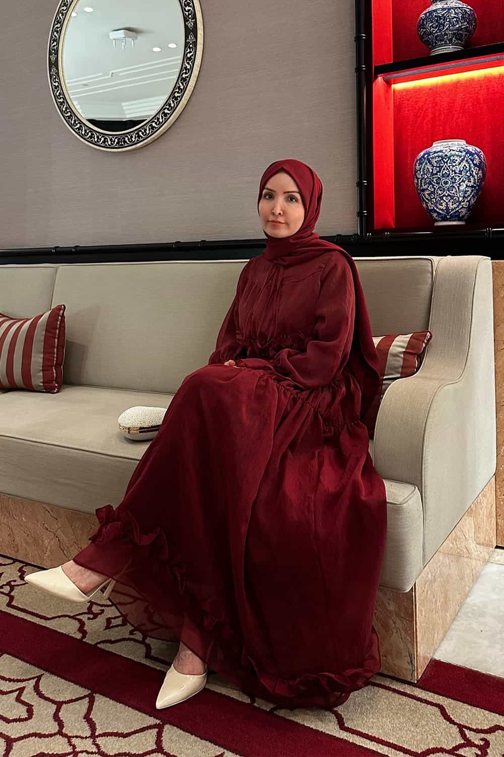 Bella Şifon Elbise 