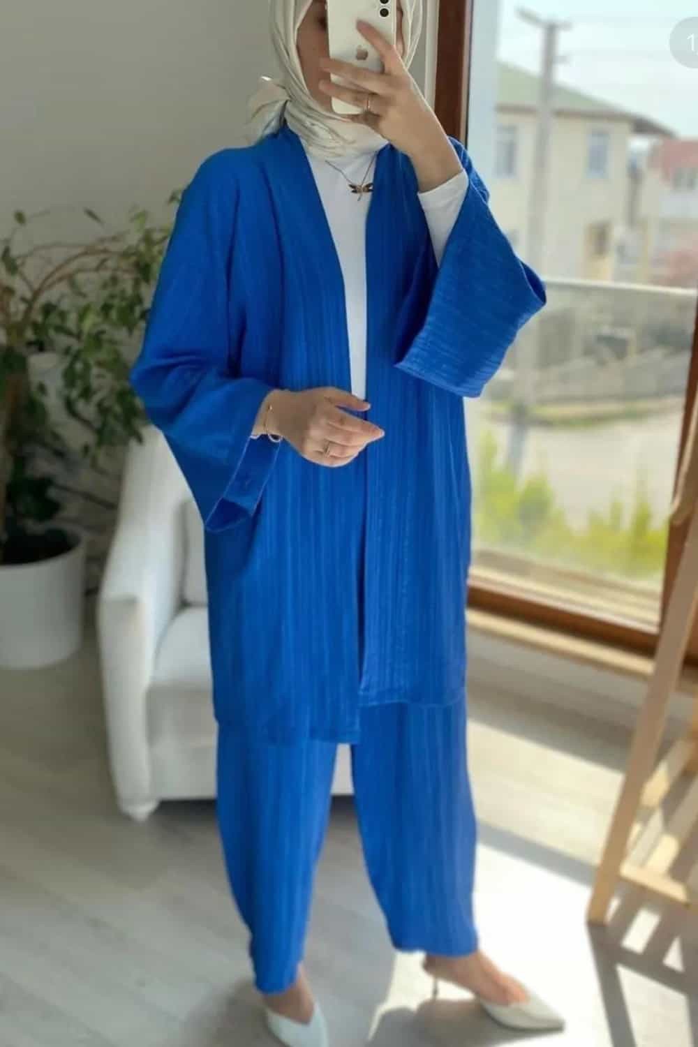 Kimono Takım - Mavi