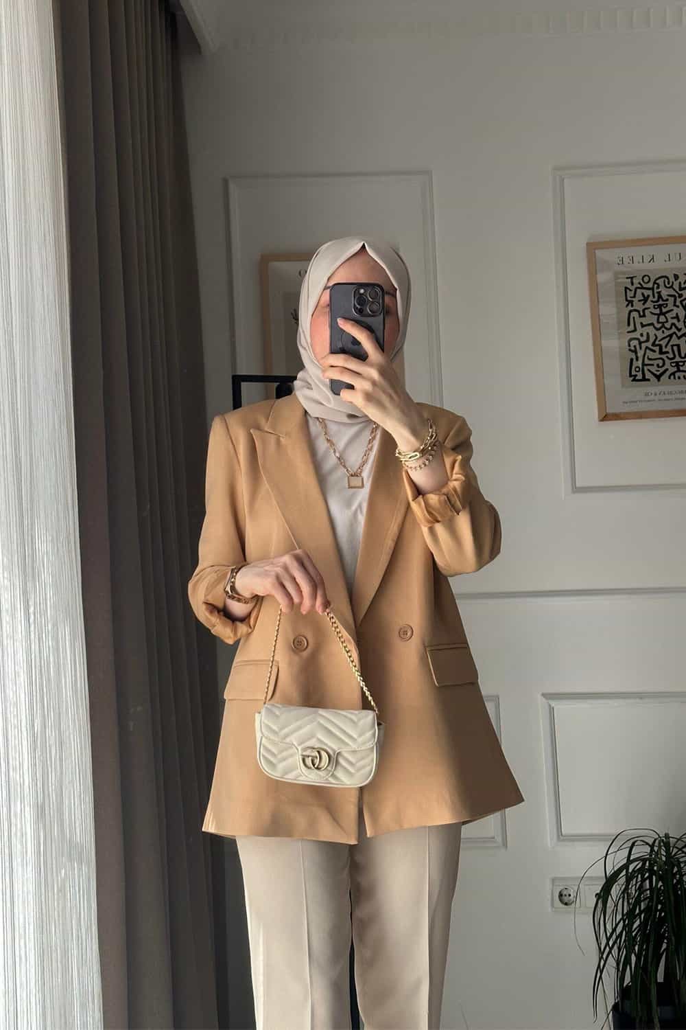Hope Blazer Ceket - Camel