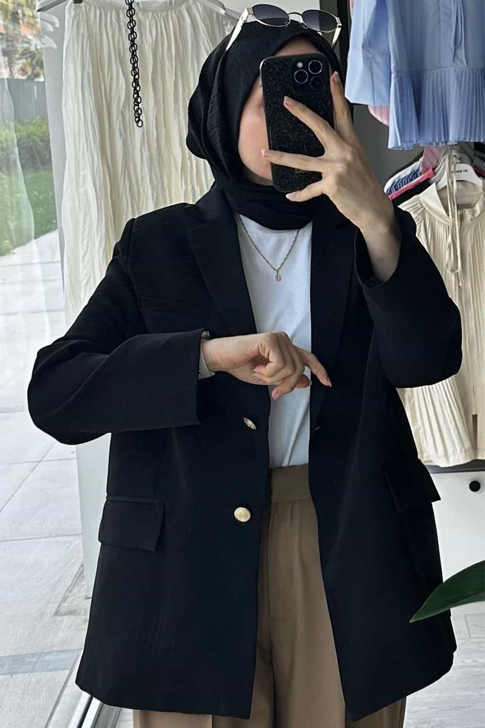 Blazer Ceket - Siyah