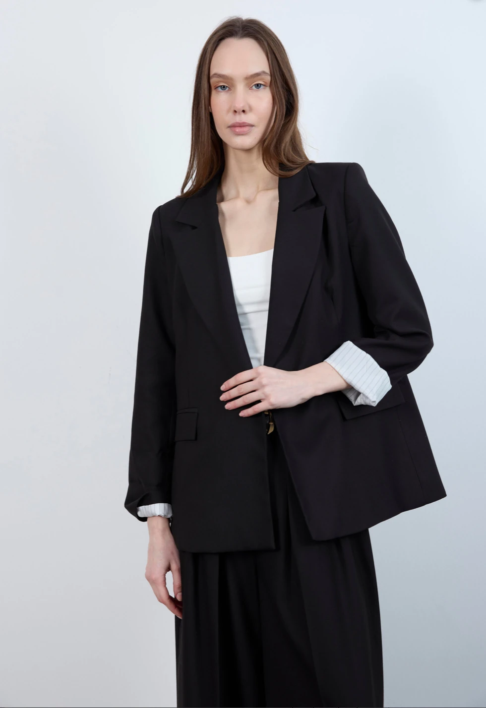 Poliviskon Regular Blazer Ceket