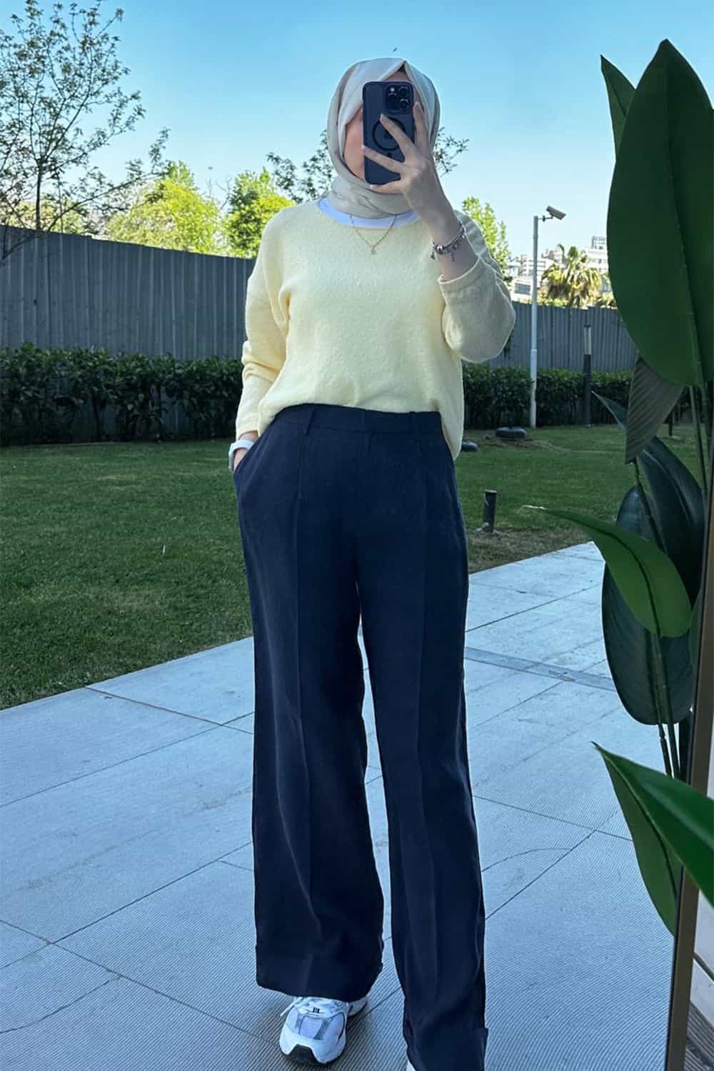 Joy Ütü İzli Double Paça Keten Pantolon 