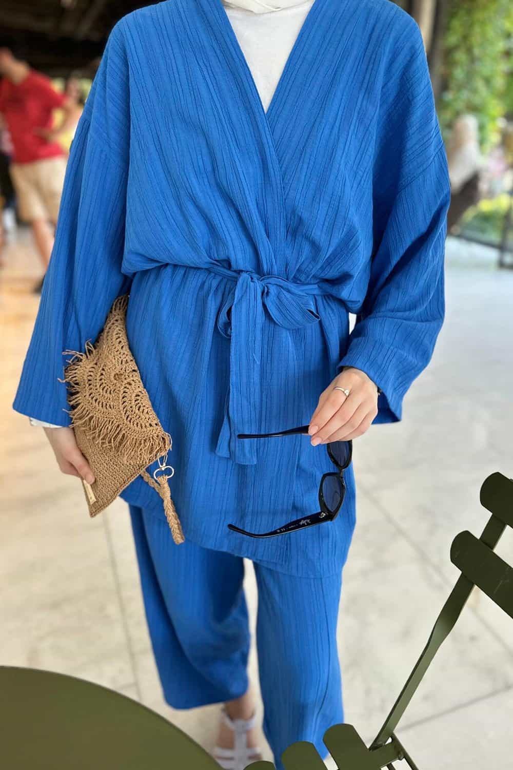 Kimono Takım - Mavi