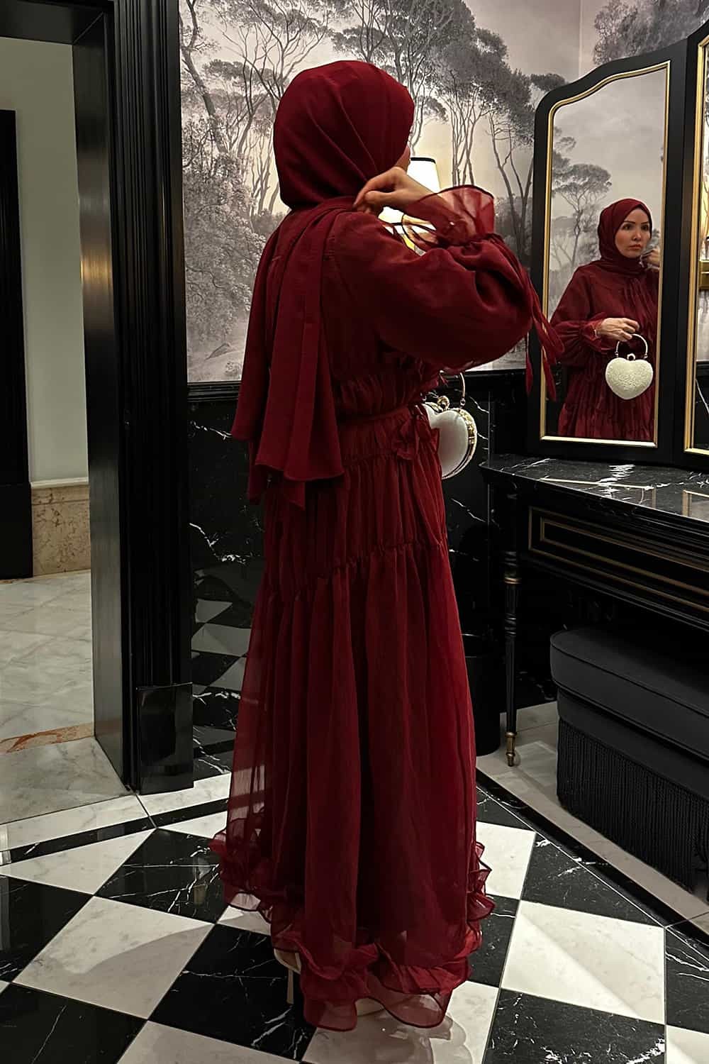 Bella Şifon Elbise 