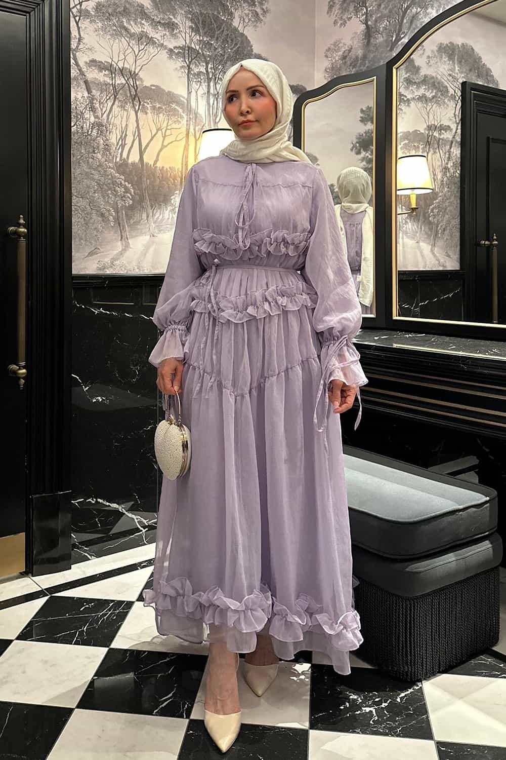 Bella Şifon Elbise 