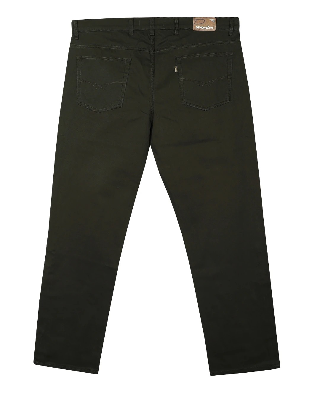 Büyük Beden Gabardin Pantolon 507 Cord Oliv