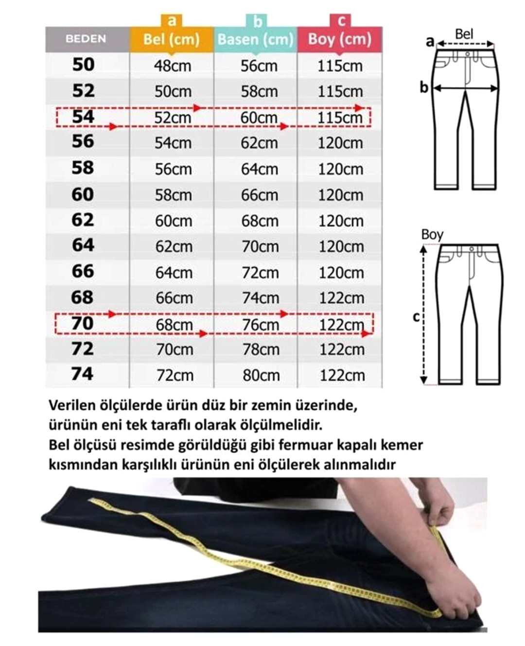 Yazlık Büyük Beden Likralı Gabardin Pantolon Dekons 506 - Lacivert