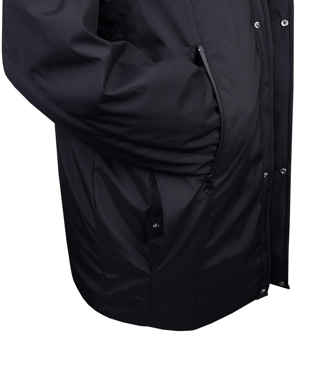 Büyük Beden Astarlı Softshell Mont - Lacivert