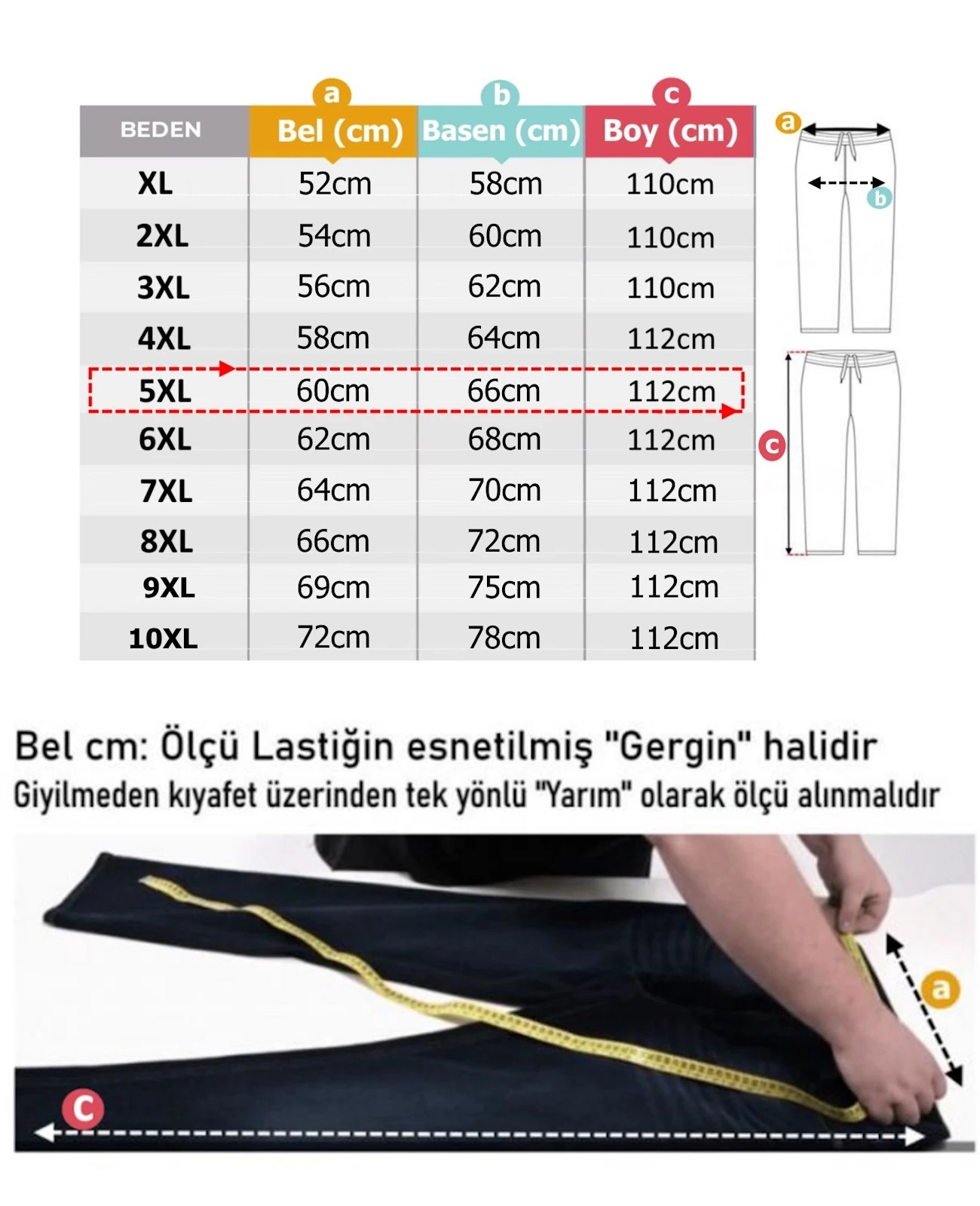 Büyük Beden Bağcıklı Gabardin Pantolon İndigo