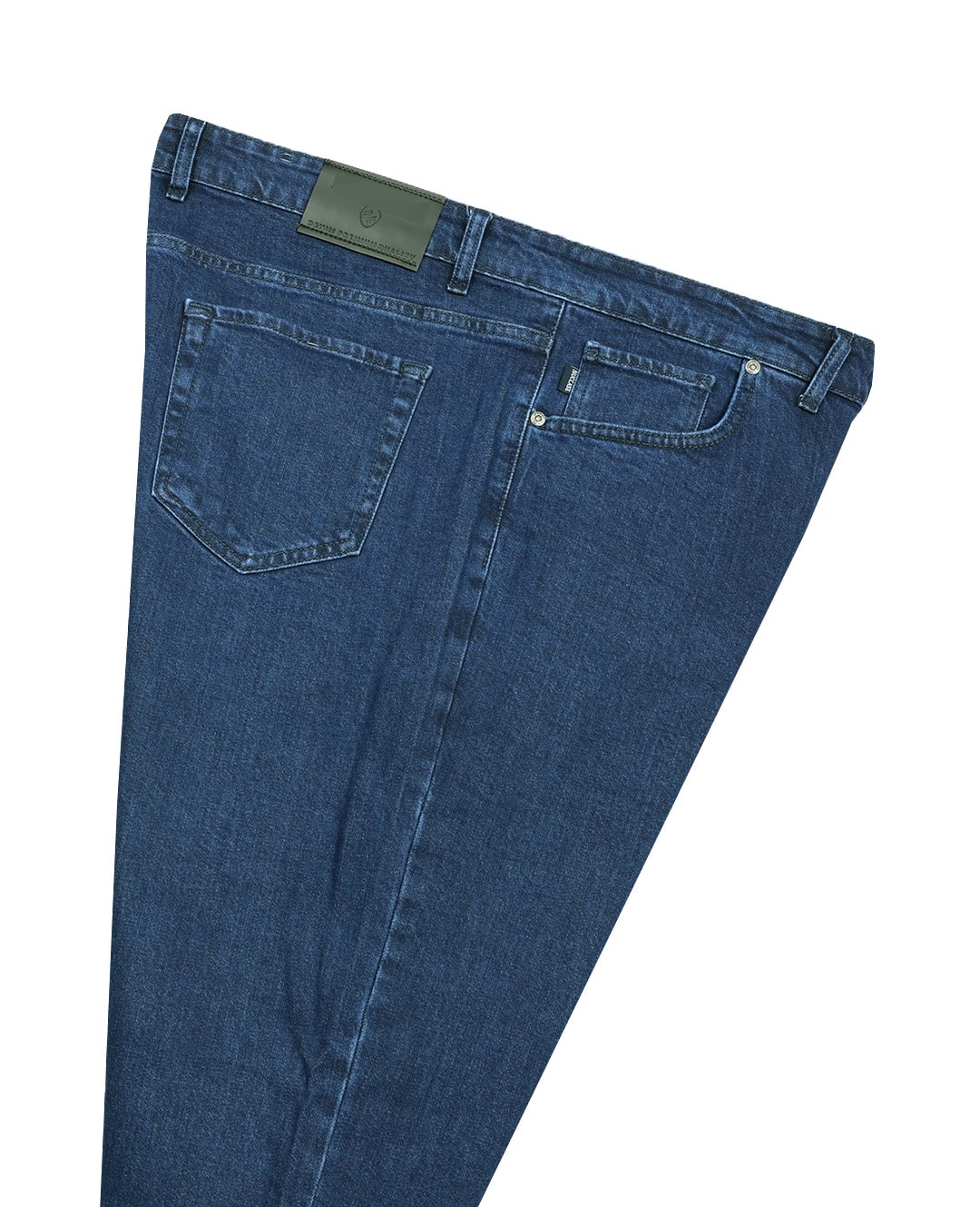 Büyük Beden Likralı Kot Pantolon - İndigo