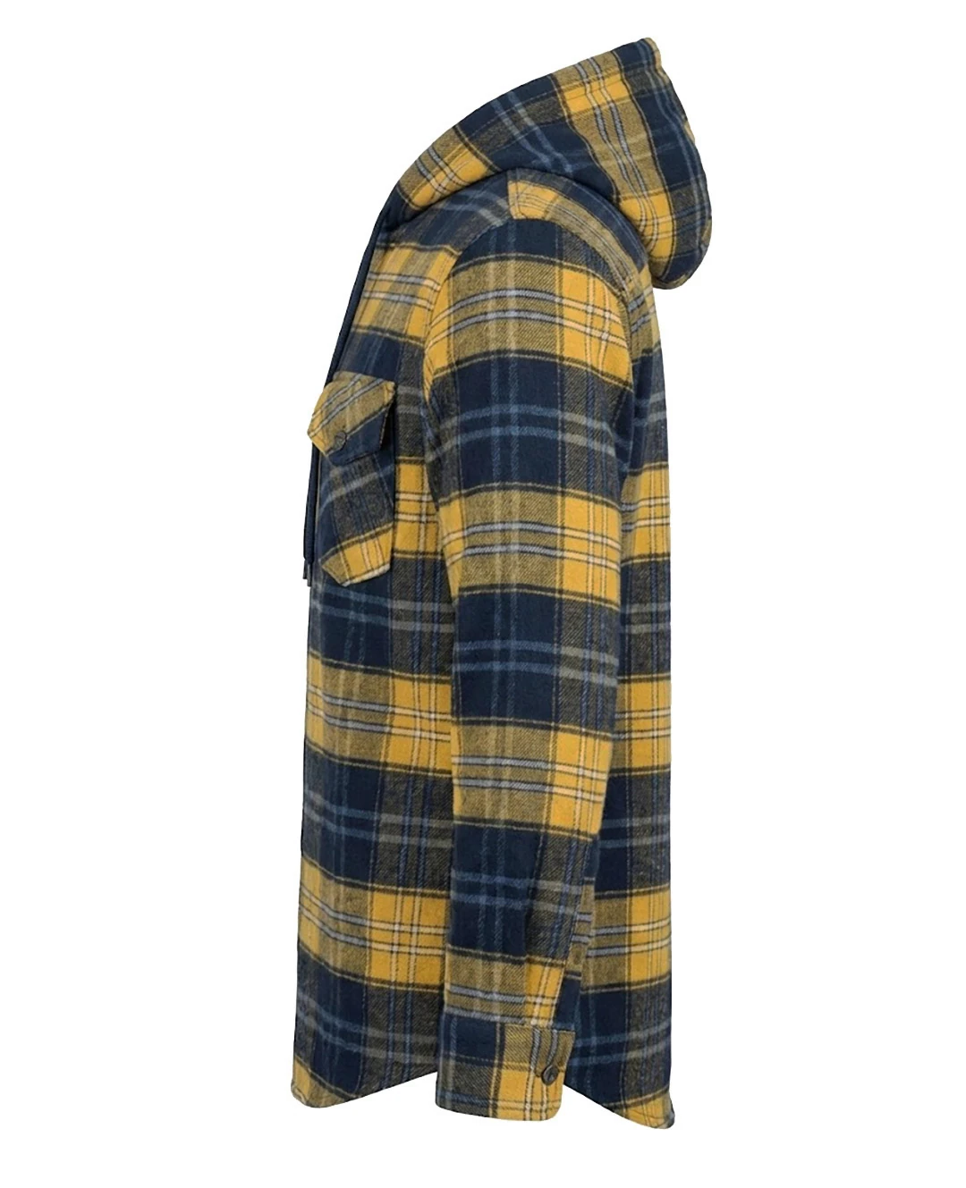 Büyük Beden Kapşonlu Oduncu Sweat Ekose