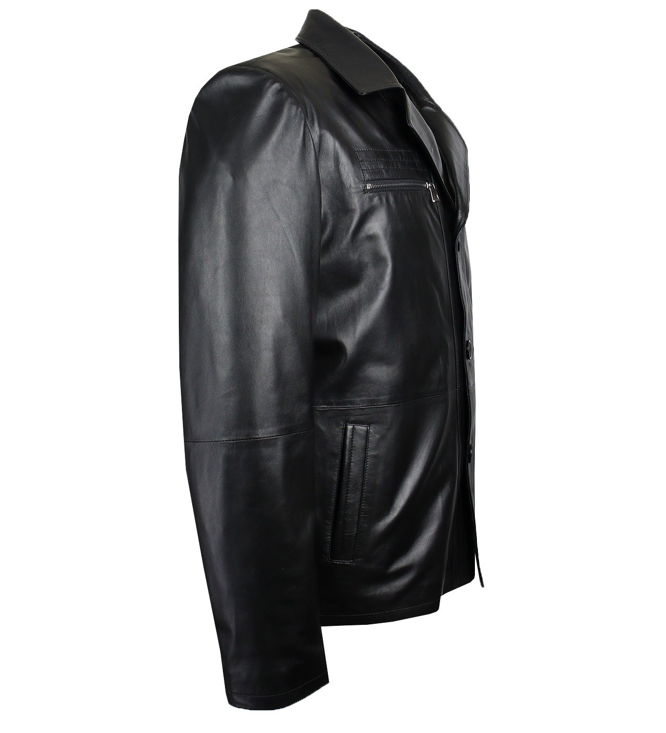 Men's Plus Size Leather Jacket Genuine Leather