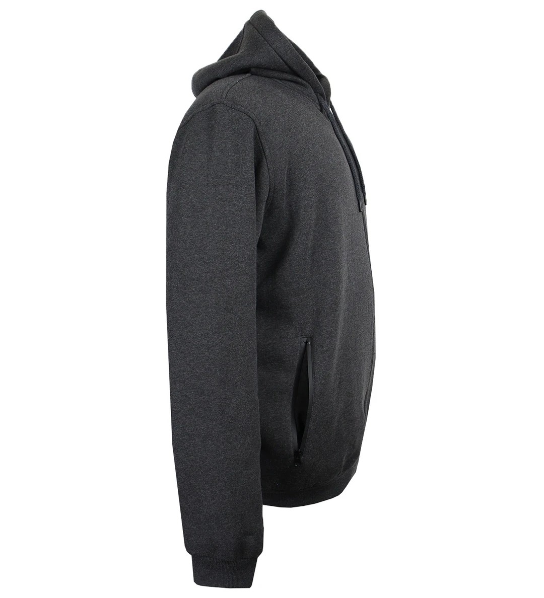 Süper Size Fermuarlı 3 İplik Sweatshirt 11XL-12XL-13XL - Antrasit