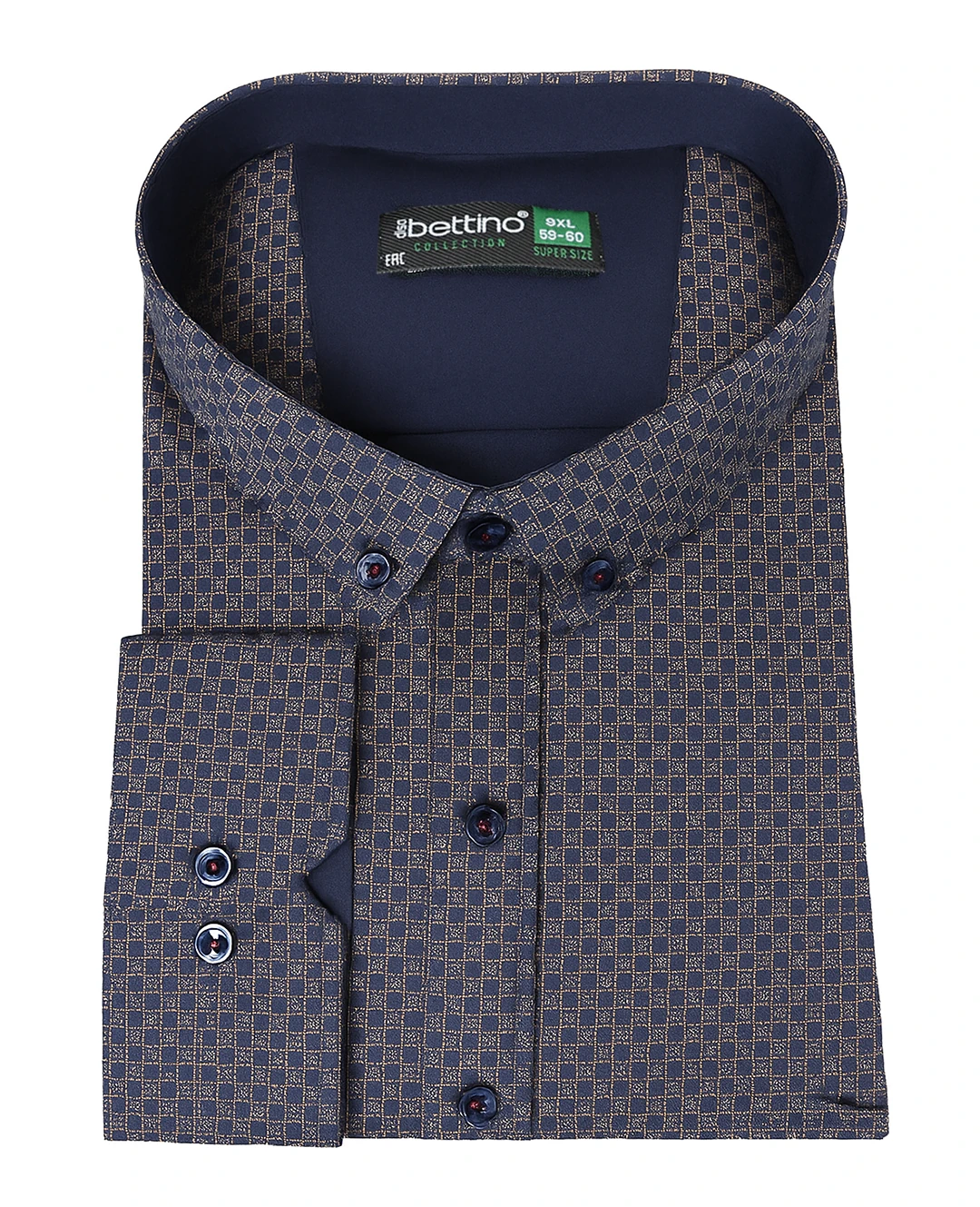 Likralı Süper Size Gömlek Düğme Yaka Uzun Kol