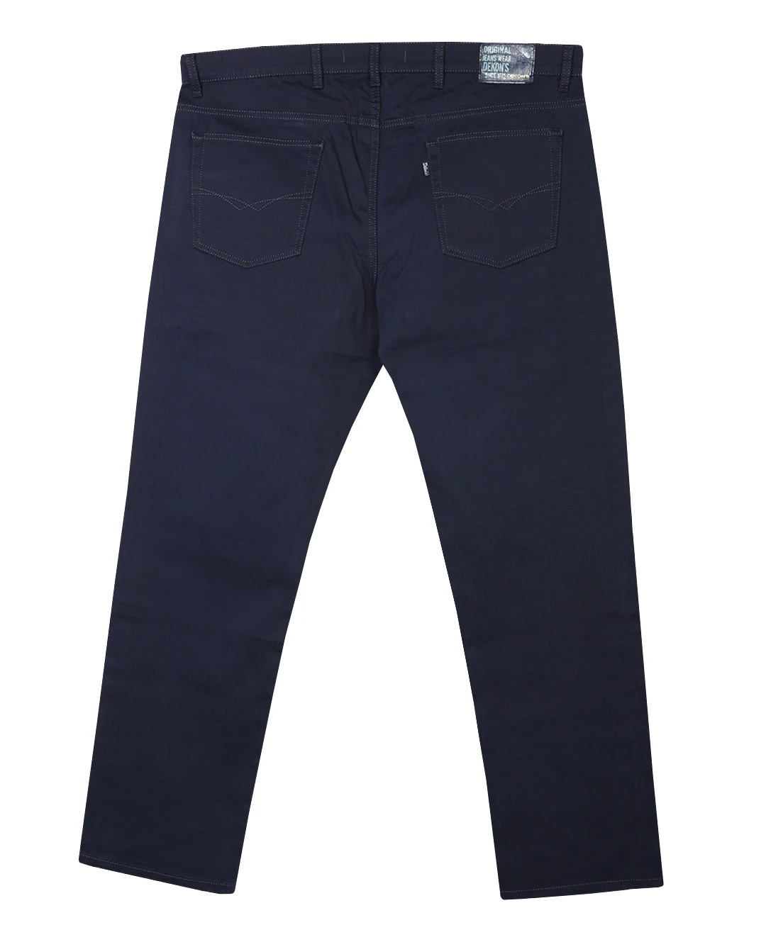Büyük Beden Gabardin Pantolon 507 Cord Lacivert