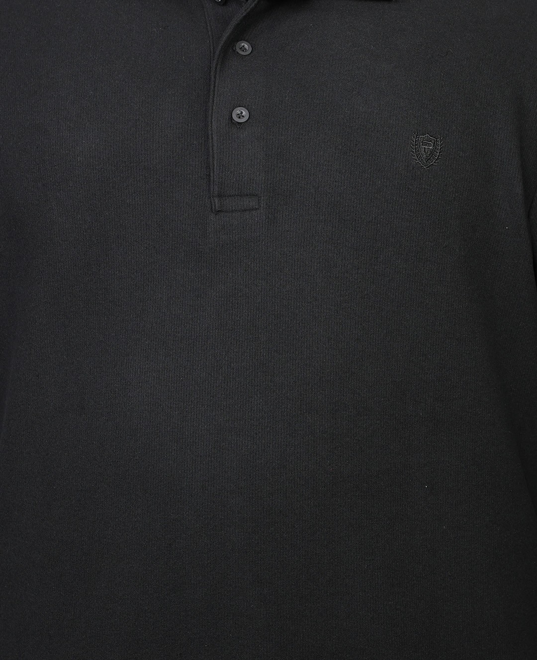 Büyük Beden Polo Yaka Selanik Sweatshirt