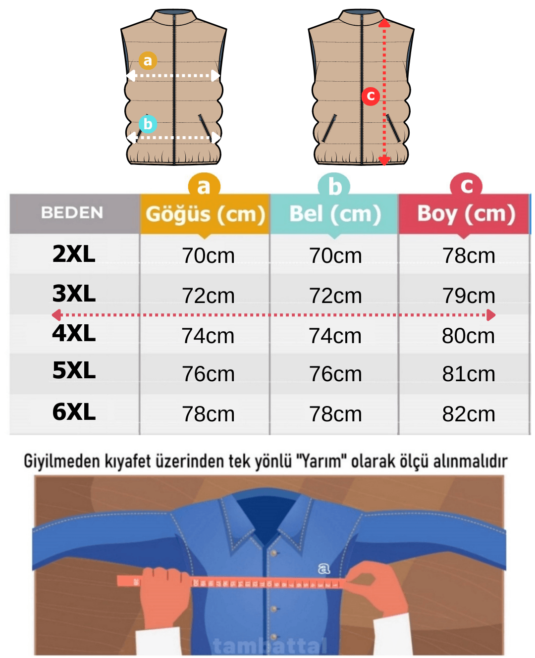 Büyük Beden Dolgulu Nubuk Yelek (Ekstra Geniş Kalıp)