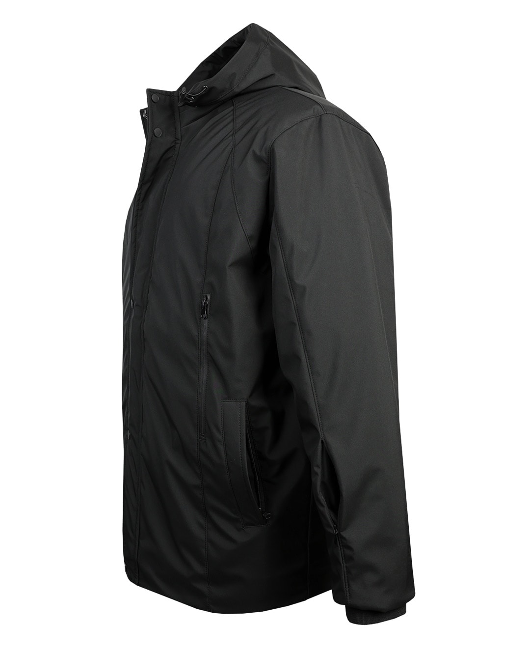 Büyük Beden Kapüşonlu Softshell Mont Astarlı
