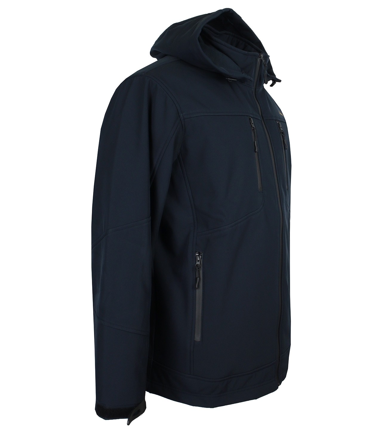 Büyük Beden Erkek Dekons Softshell Mont Lacivert 1487