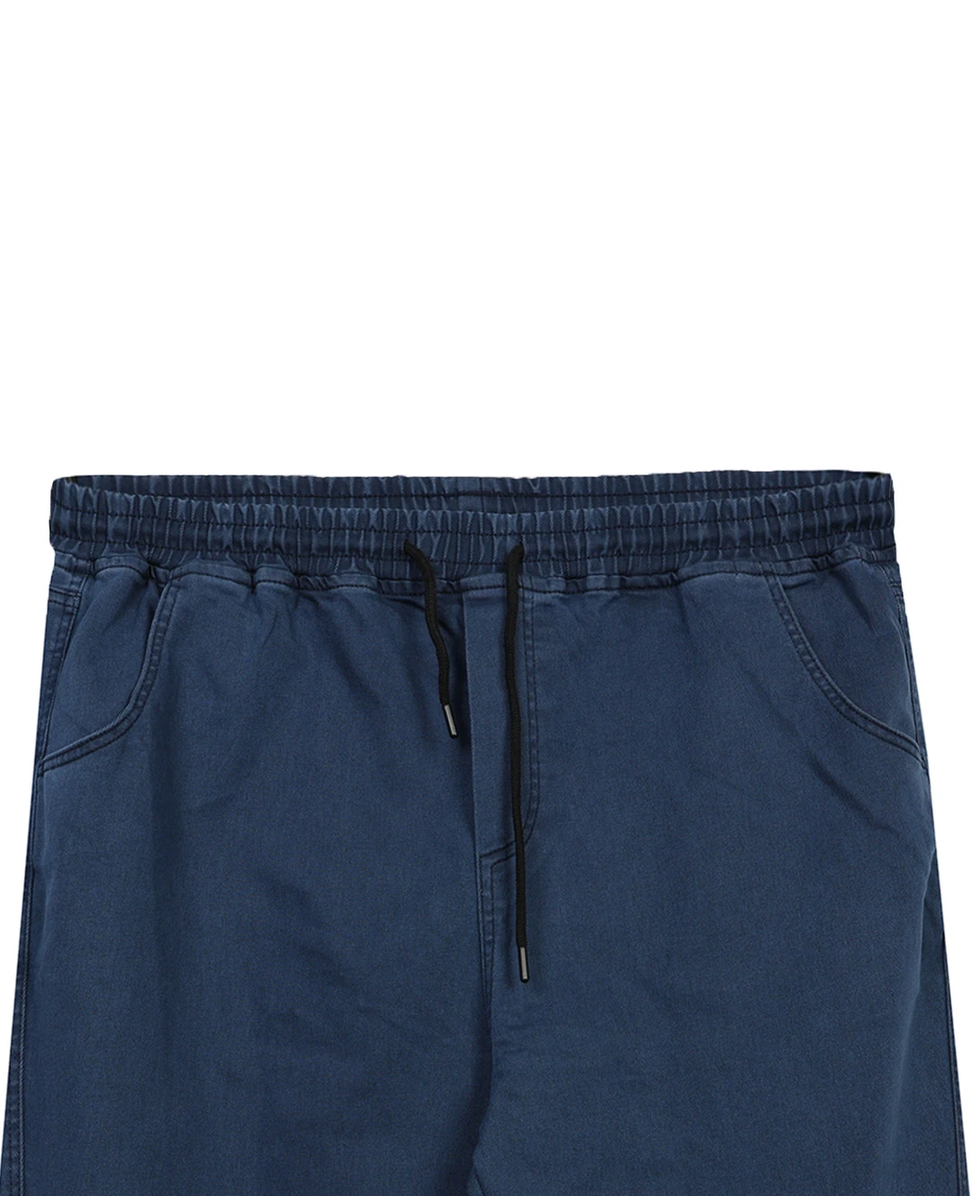 Kışlık Büyük Beden Bağcıklı Denim Pantolon - Karol Mavi