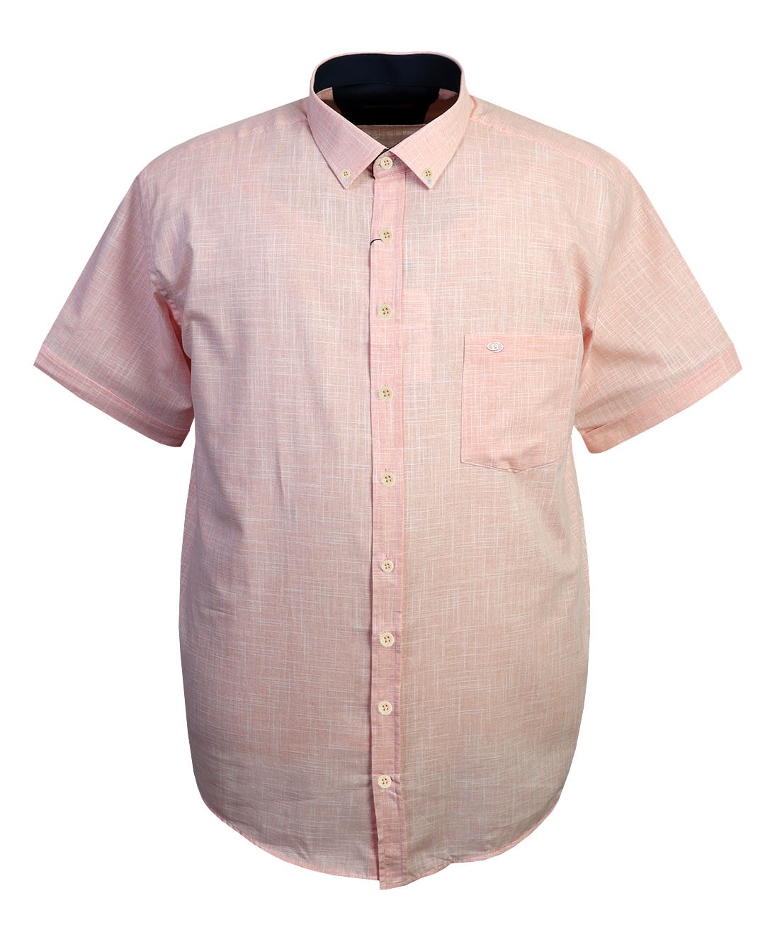 Süper Size Keten Gömlek Kısa Kol 8XL-12XL - Yavuağzı