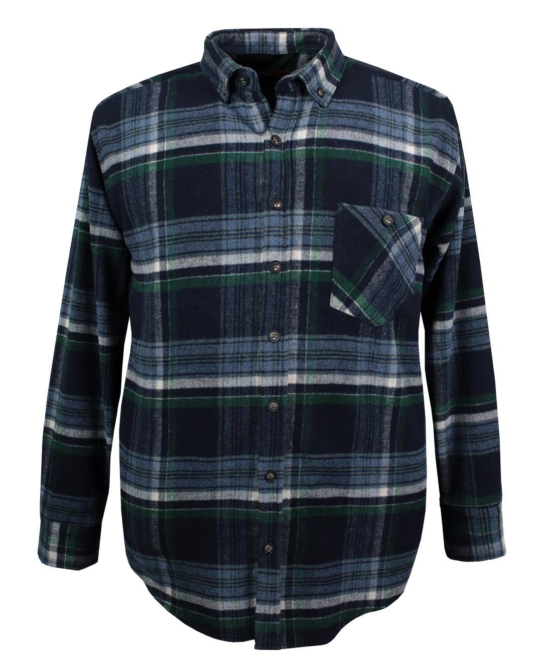 Plus Size Thick Winter Lumberjack Plaid Shirt