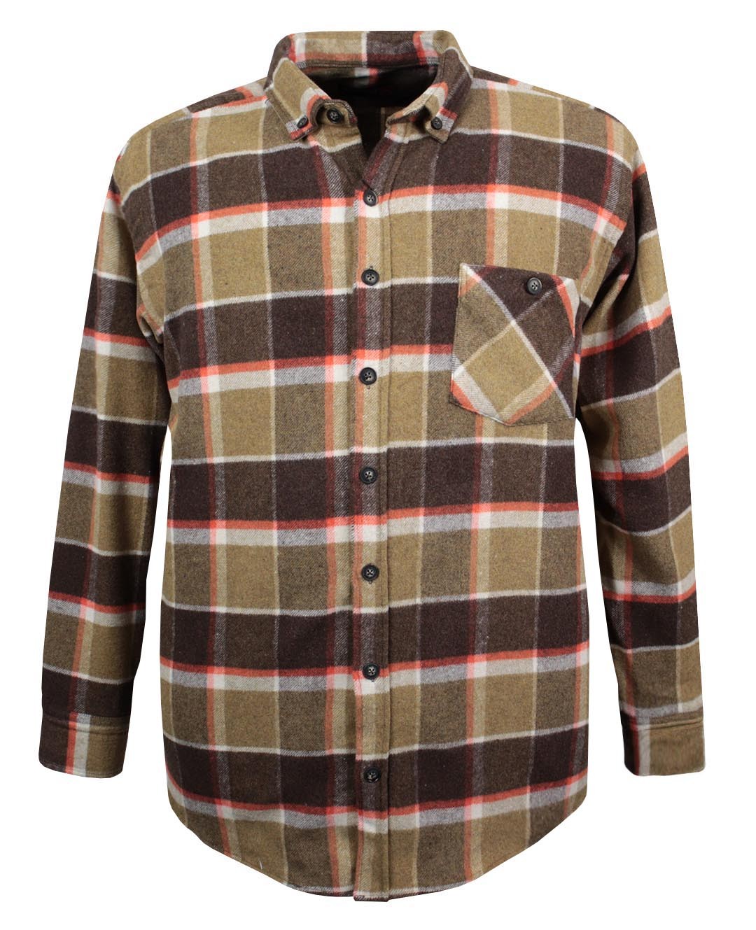 Plus Size Thick Winter Lumberjack Plaid Shirt