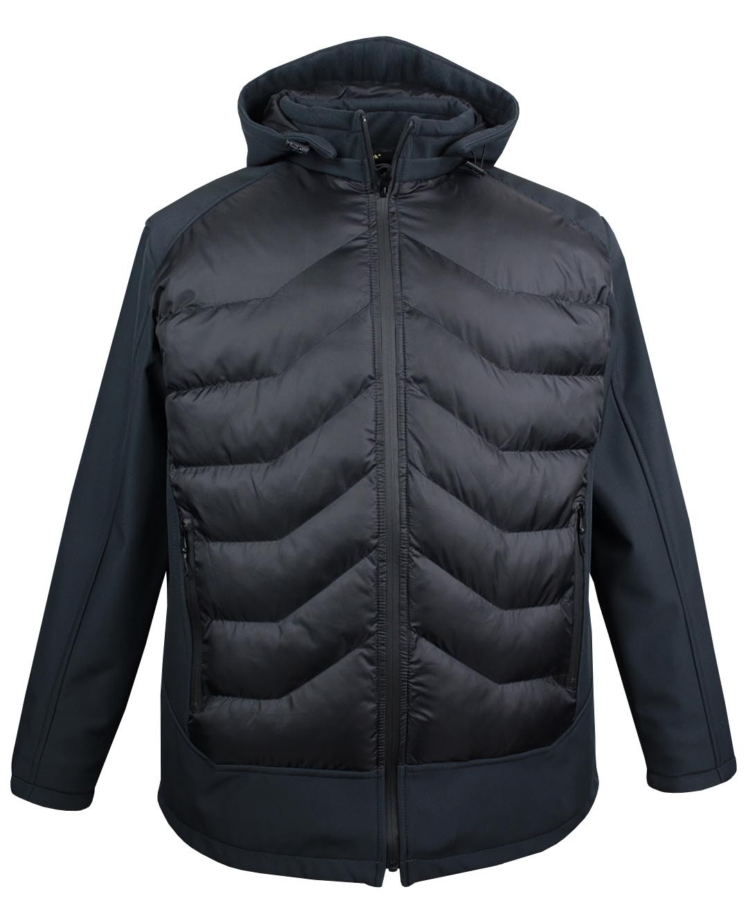 Büyük Beden İnce Dolgulu Softshell Mont Füme