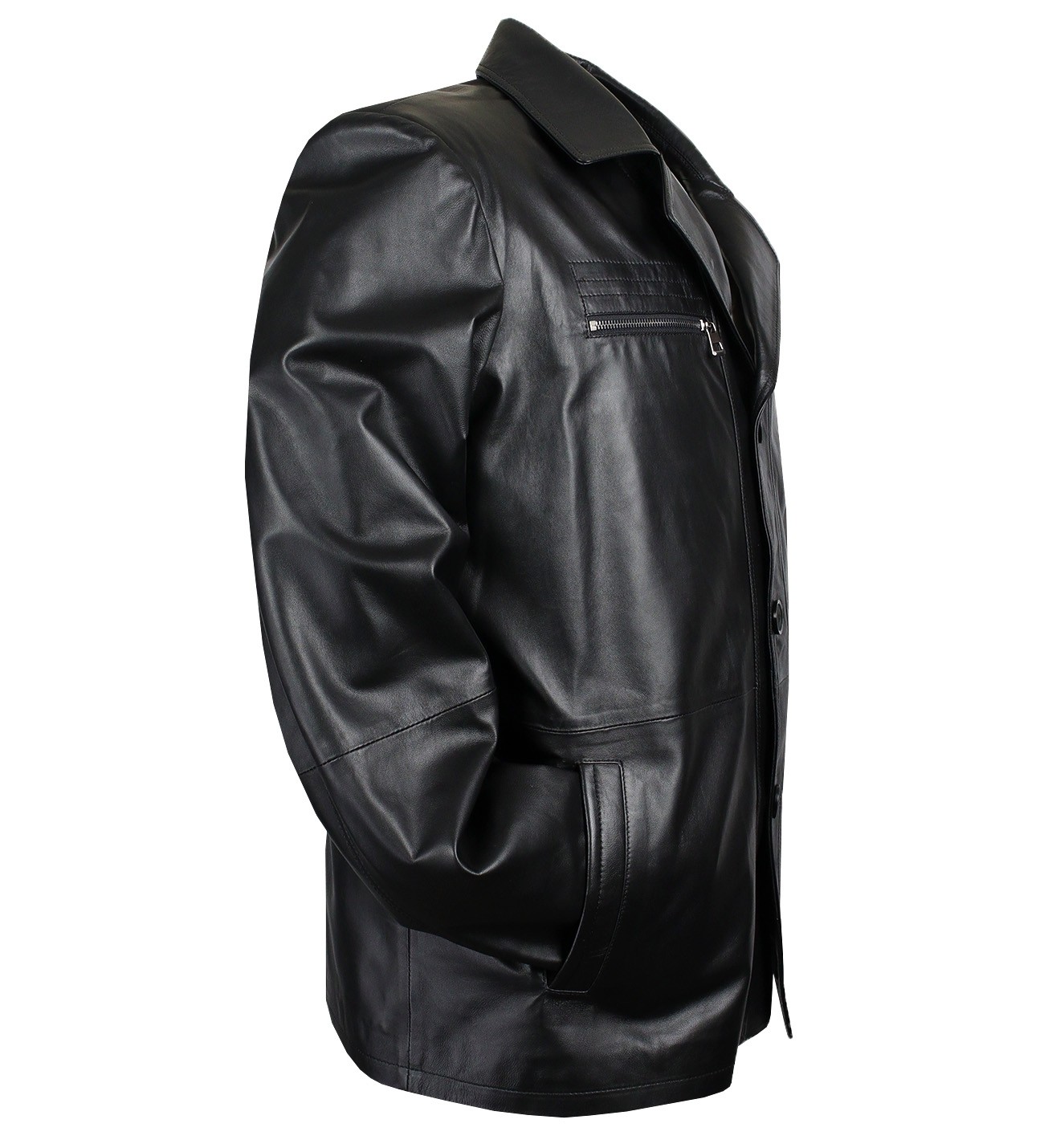 Men's Plus Size Leather Jacket Genuine Leather