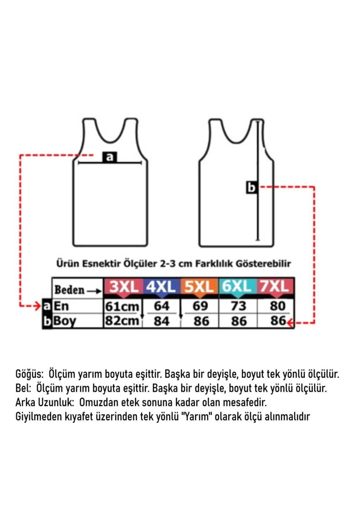 Büyük Beden Redzone Klasik Pamuk Atlet - Beyaz