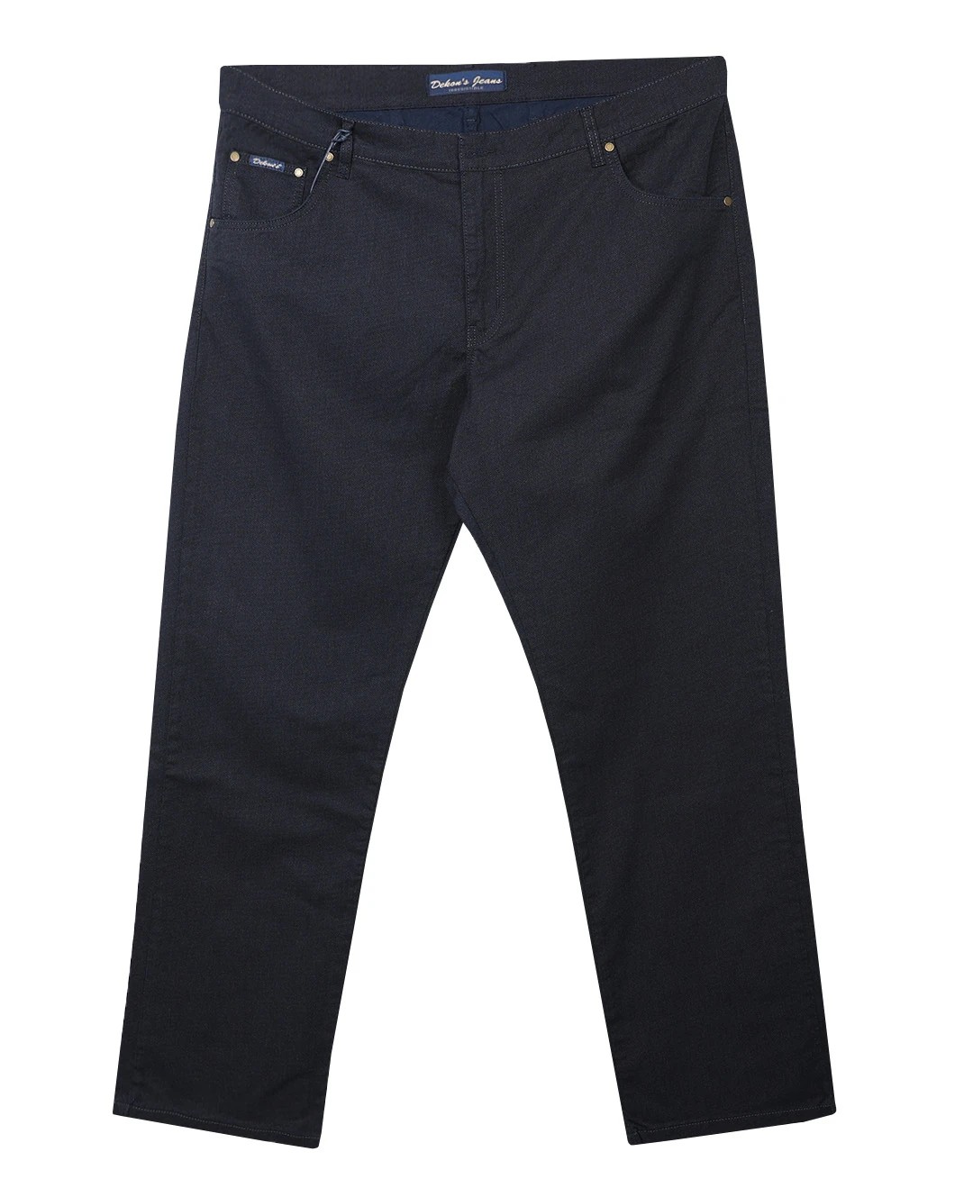 Büyük Beden Gabardin Pantolon 507 Baskılı Lacivert