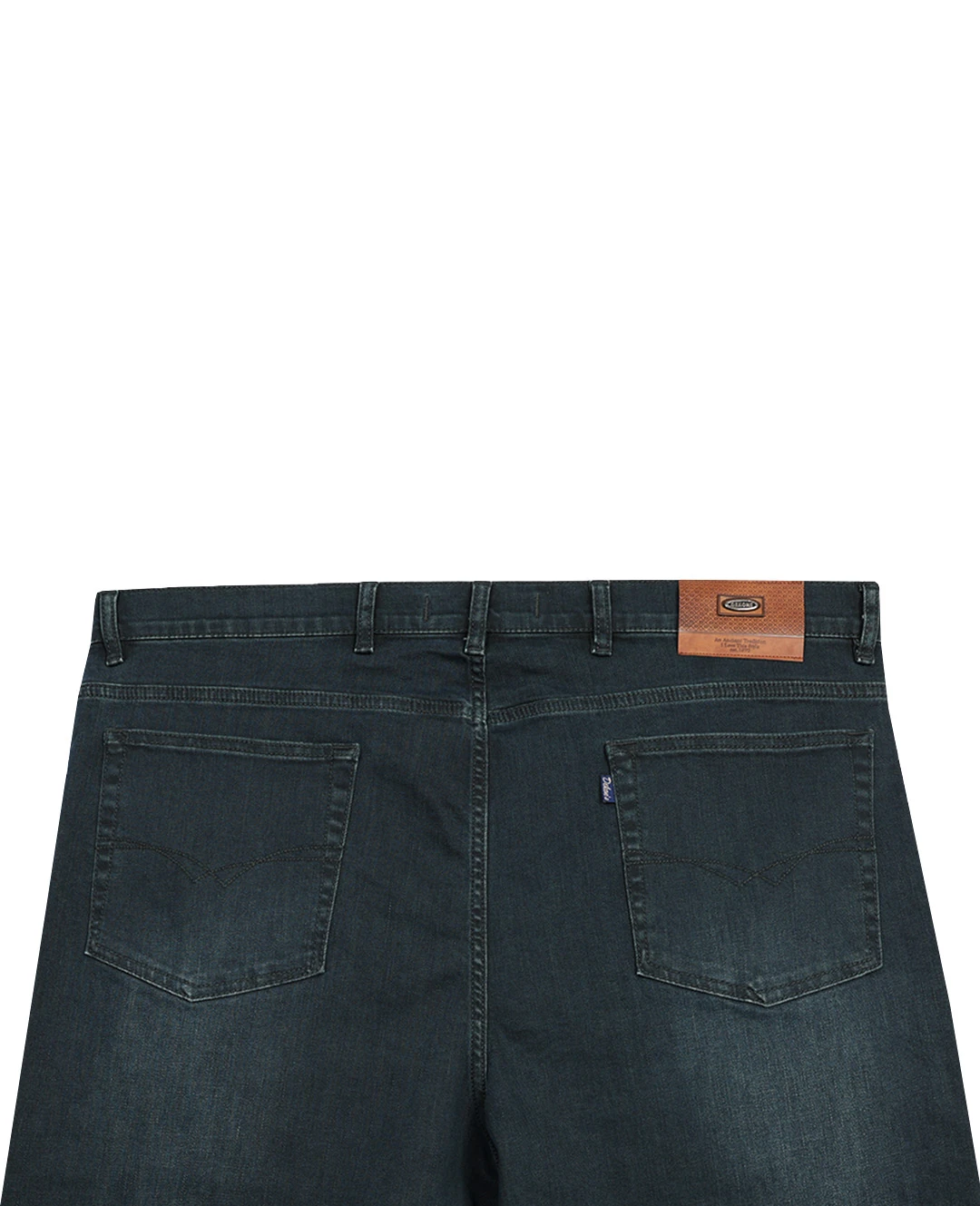 Büyük Beden Likralı Kot Pantolon Dekons 506 Porto - Petrol Yeşil