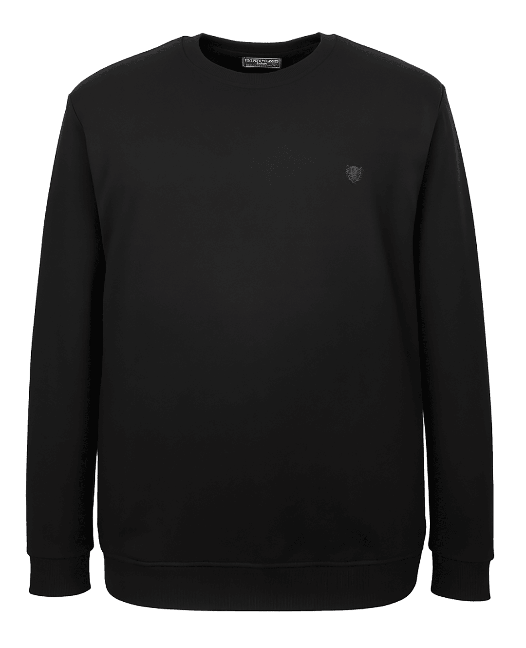 Büyük Beden Bisiklet Yaka Selanik Sweatshirt