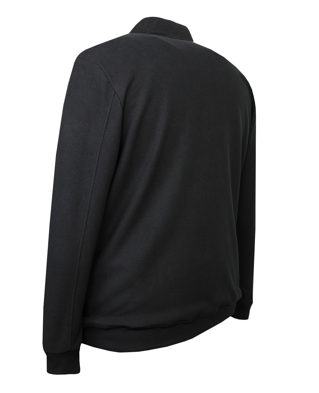 Büyük Beden Polo Yaka Selanik Sweatshirt