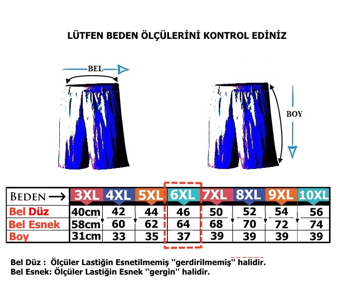 5 Adet Büyük Beden Redzone Likralı Boxer Gri